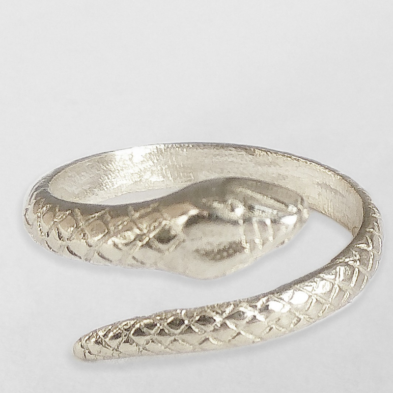 Egyptian Serpent Ring - Bronze