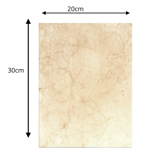 Hoja de pergamino 20x30cm