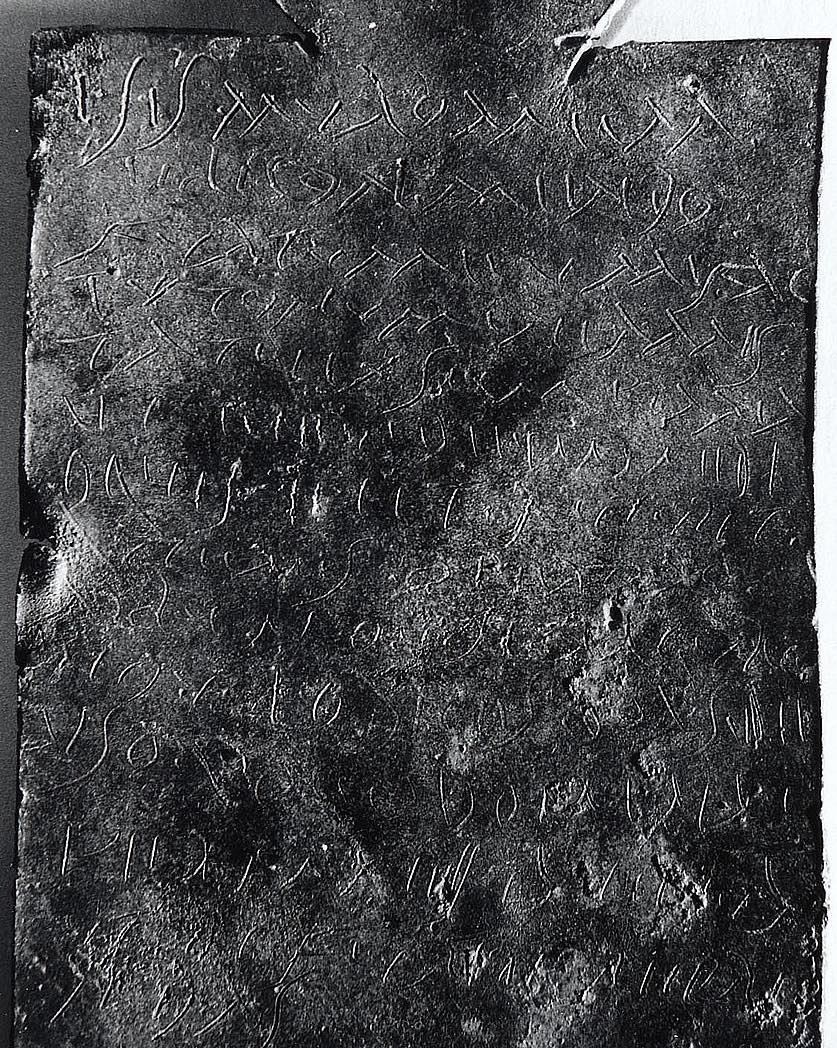 Fluchtafel von Baelo Claudia — Replik aus Blei