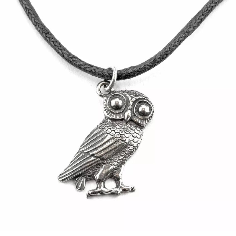 Greek Owl Pendant