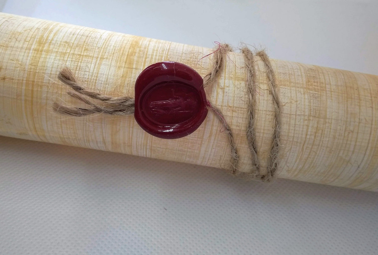 Stamp for papyrus rolls