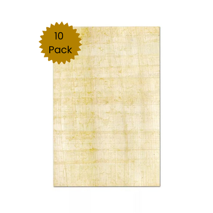 Pack of 5 papyrus sheets 15 x 10cm