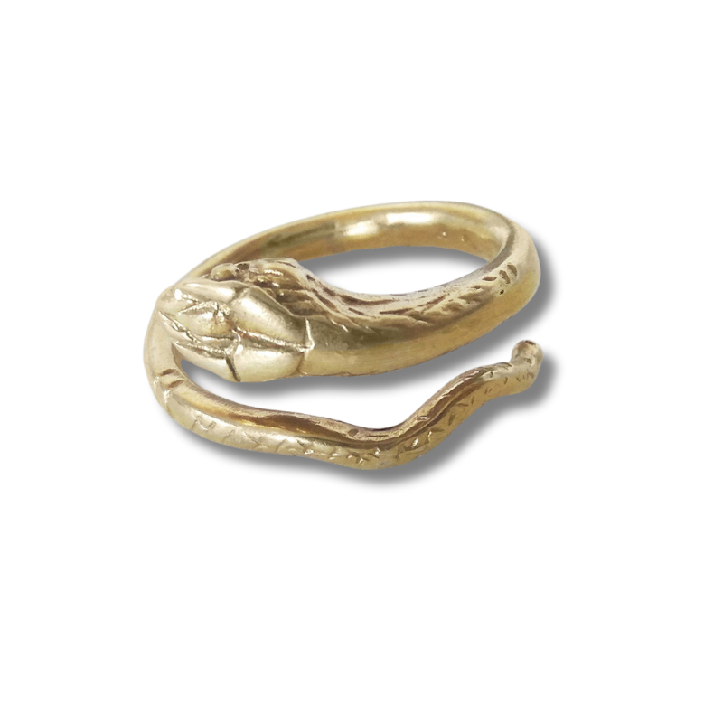 Anillo serpiente Egipcia - Bronce