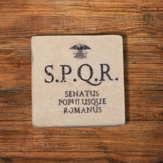 Imán de Mármol SPQR