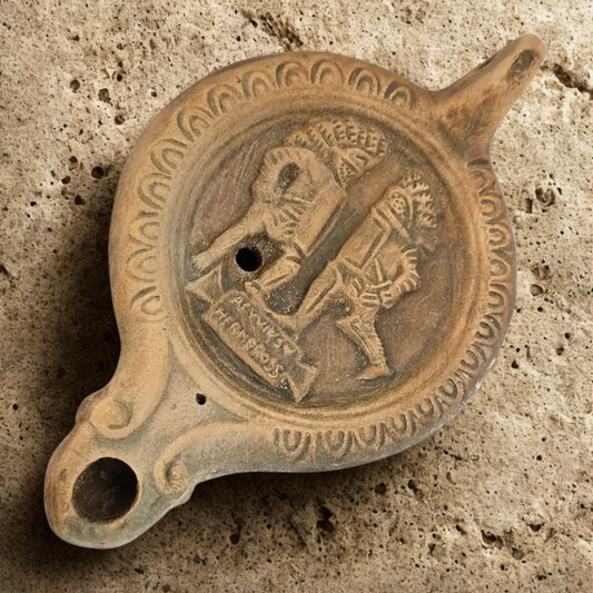 Lucerna Gladiadores Tabula Ansata