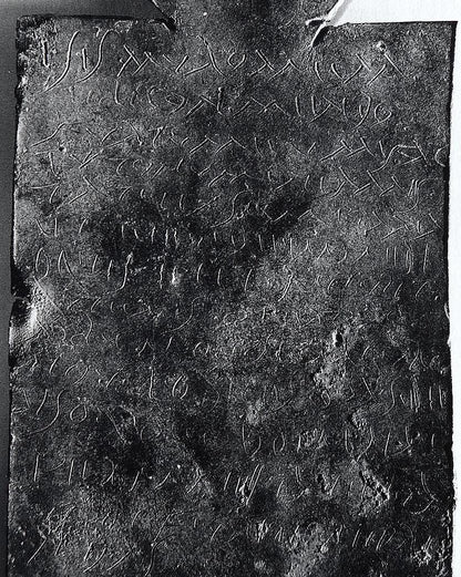 Fluchtafel von Baelo Claudia — Replik aus Blei