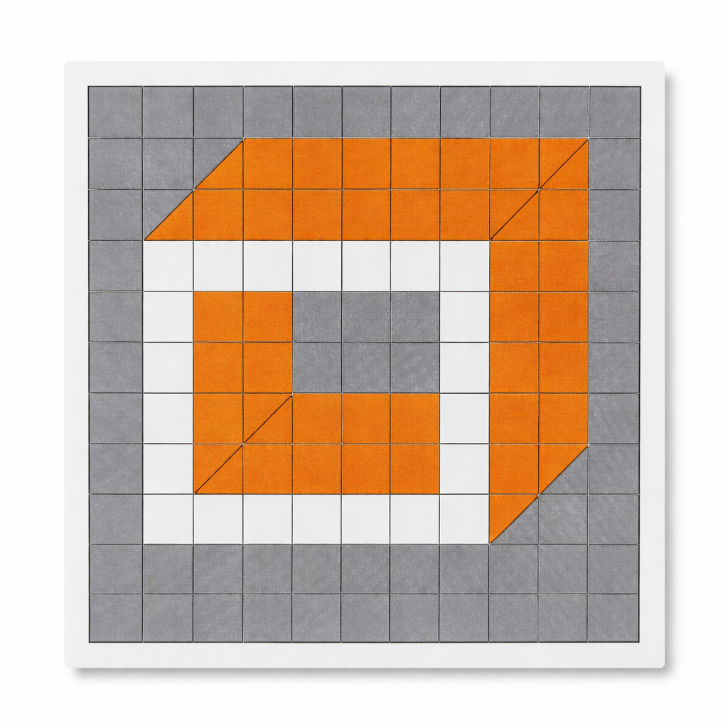 Kit Mosaico Cubo Geométrico 3D