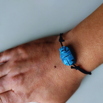 Colgante Escarabajo Egipcio turquesa