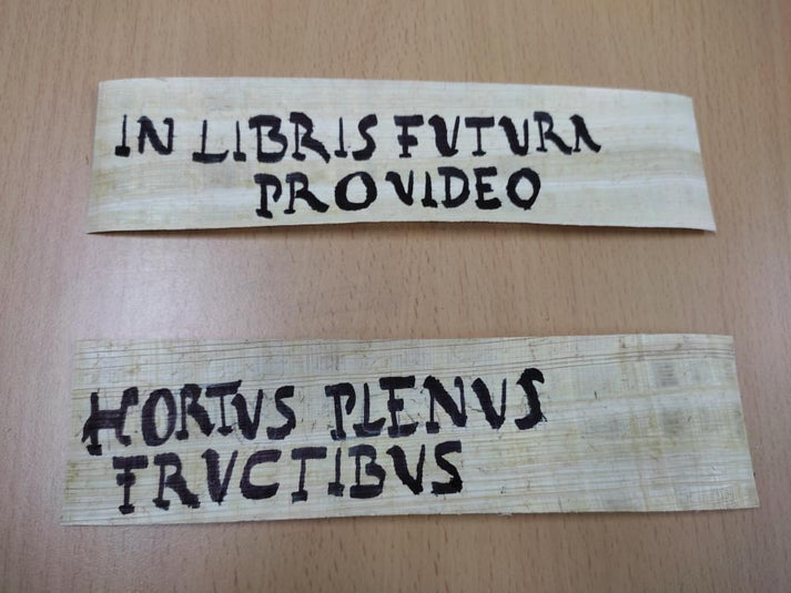 Papyrus-Schreibset – Lesezeichen-Packung (25 Stk.) für Workshops