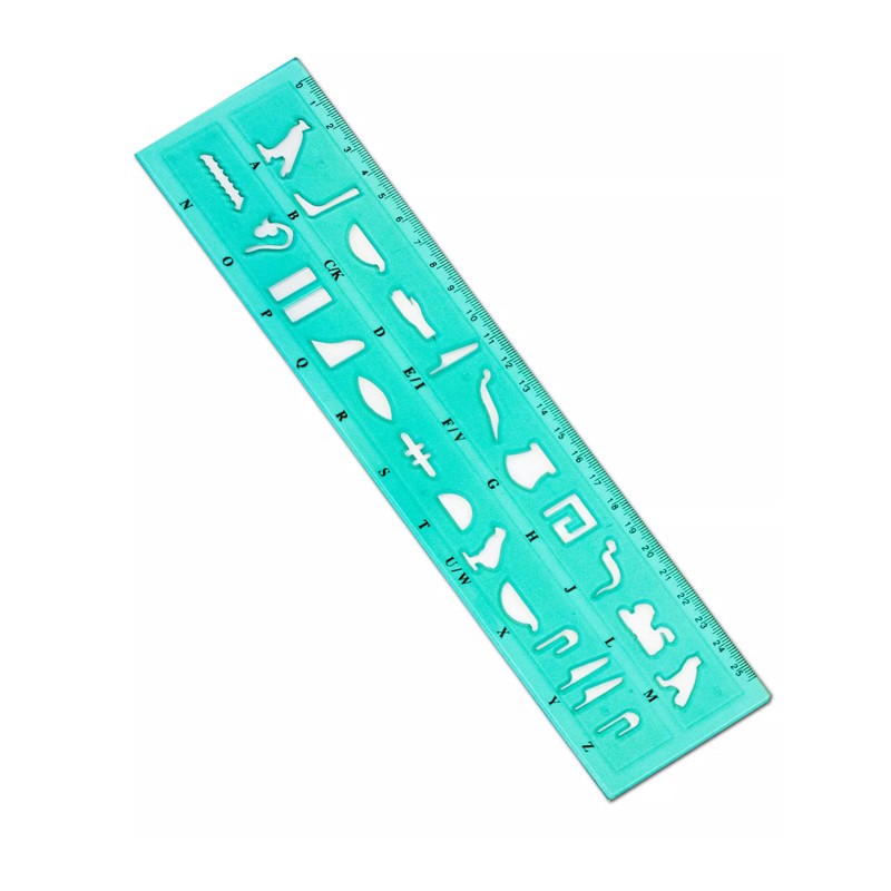 Hieroglyphic Ruler Egyptian Hieroglyphics Rule – Vita Romana